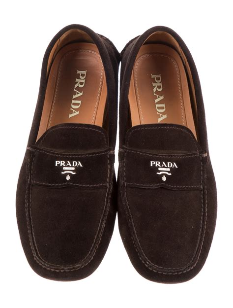 vintage prada men shoes images|used Prada loafers.